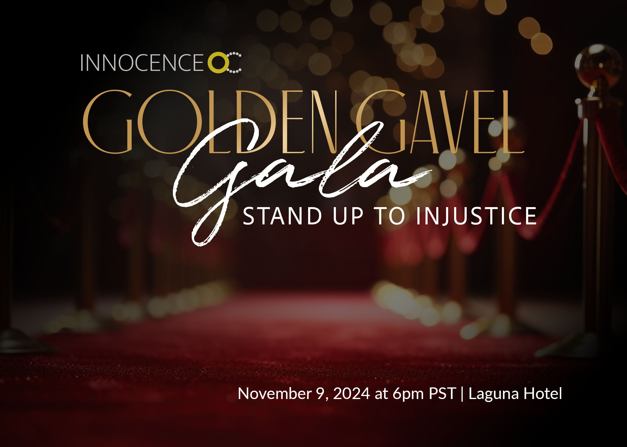 The Golden Gavel Gala: Stand Up to Injustice